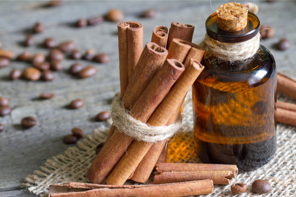 Cinnamon oil is high in phenols eugenol and cinnamaldehyde.